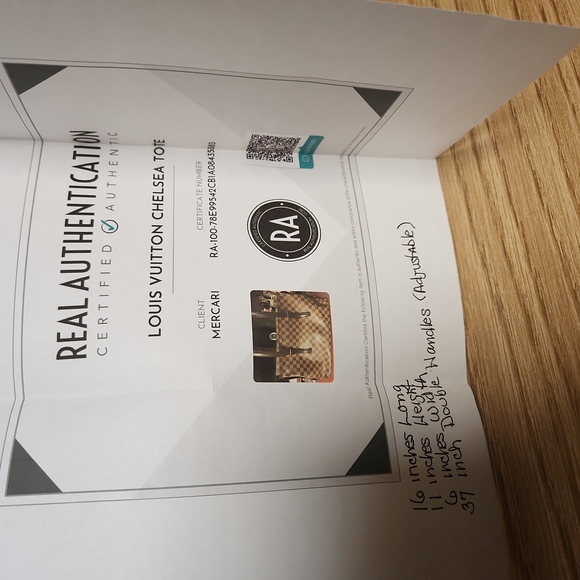 Louis Vuitton chelsa Damier satchel - Picture 11 of 11